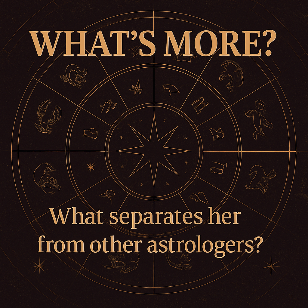 What separates her from other astrologers What separates her from other astrologers